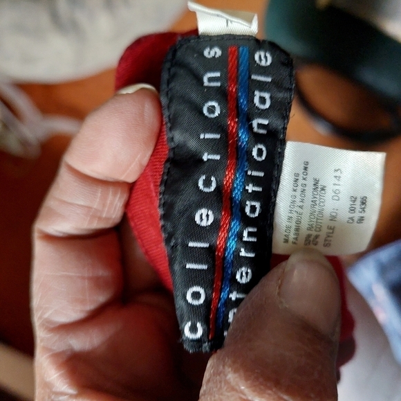 Vintage Deep Red Rayon blend Short-sleeved Pullover Size Large - Picture 5 of 6